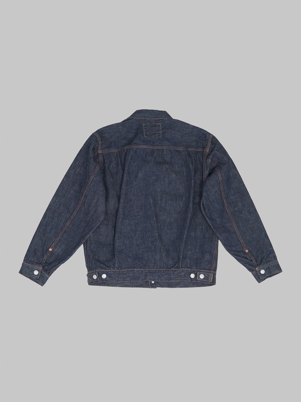 fullcount 2102 type 2 denim jacket selvedge back