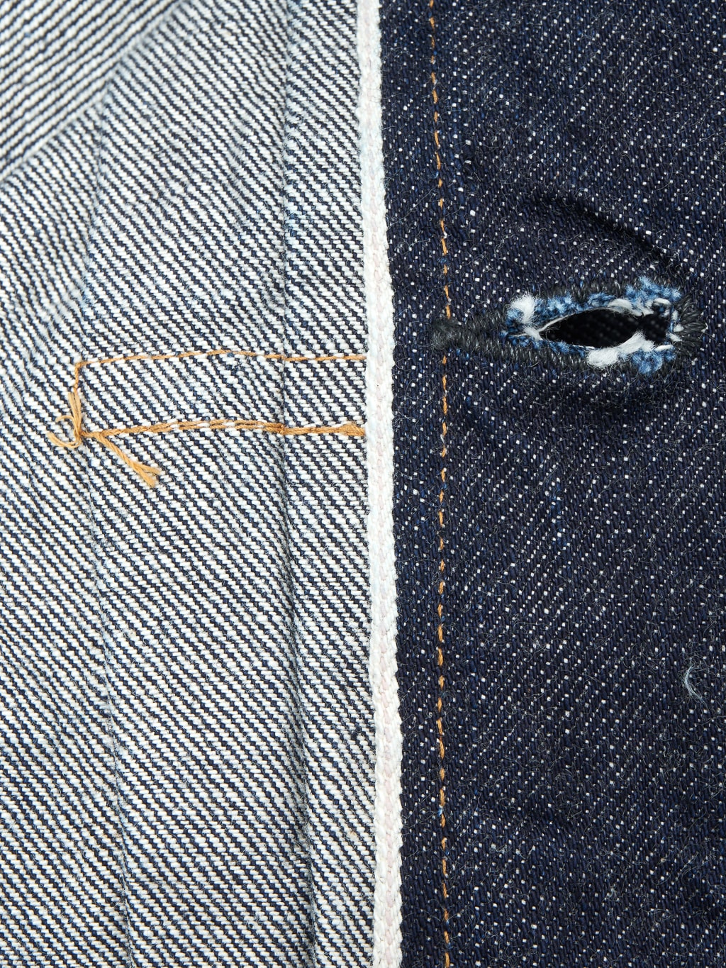 fullcount 2102 type 2 denim jacket selvedge selvedge id