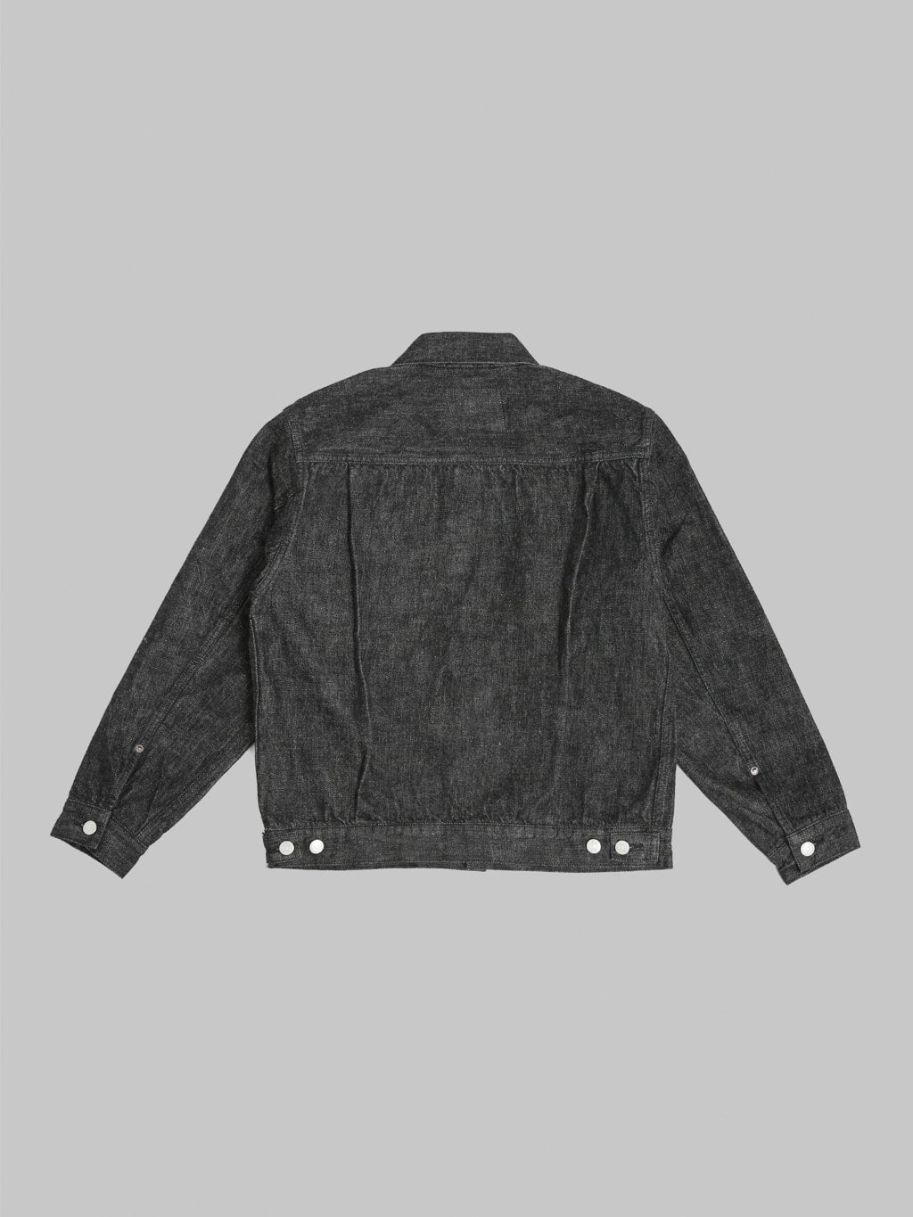 Fullcount 2102BK Type 2 Black Denim Jacket back