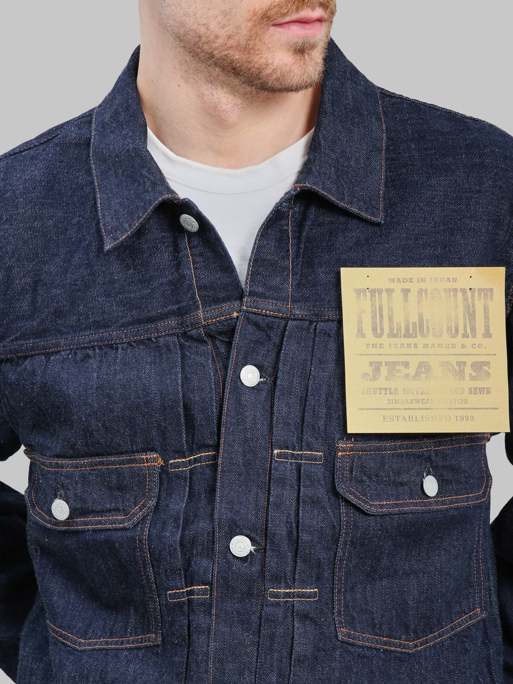 Fullcount 2102SSW 11.5oz Type II Denim Jacket (Super Smooth) - Redcast Heritage Co.