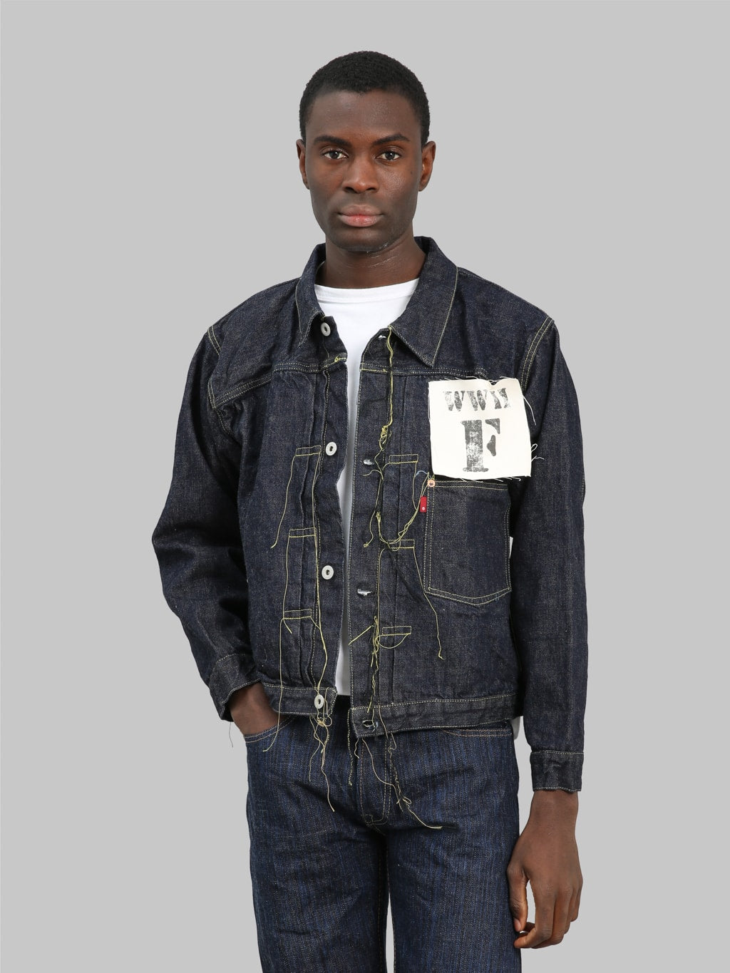 Fullcount S2107W-24 WWII Model Jacket | 13.7oz Brown Cotton Denim