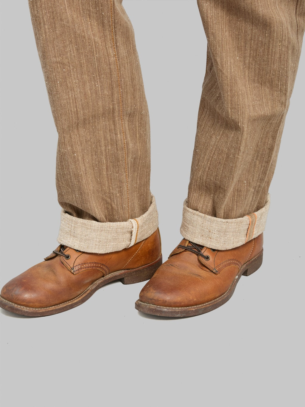 Graph Zero 13oz "Natural Dyeing Kakishibu" Regular Straight Jeans