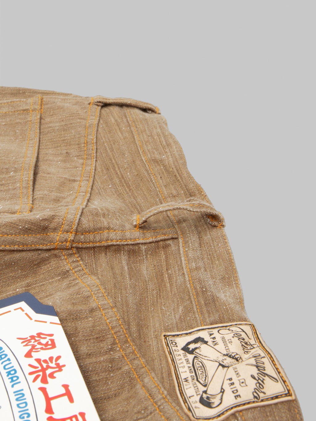 Graph Zero 13oz "Natural Dyeing Kakishibu" Regular Straight Jeans