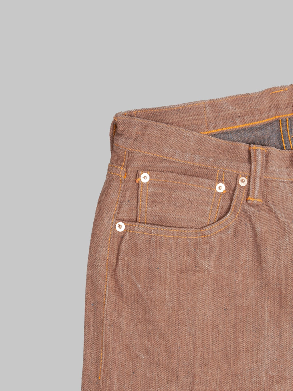 Graph Zero 13oz "Natural Dyeing Kakishibu x Aizome" Regular Straight Jeans