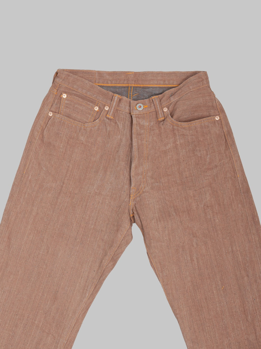 Graph Zero 13oz "Natural Dyeing Kakishibu x Aizome" Regular Straight Jeans