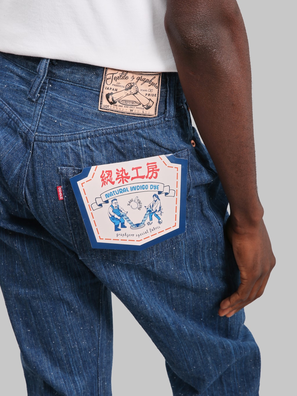 Graph Zero 13oz "Natural Dyeing Natural Indigo" Regular Straight Jeans - Redcast Heritage Co.