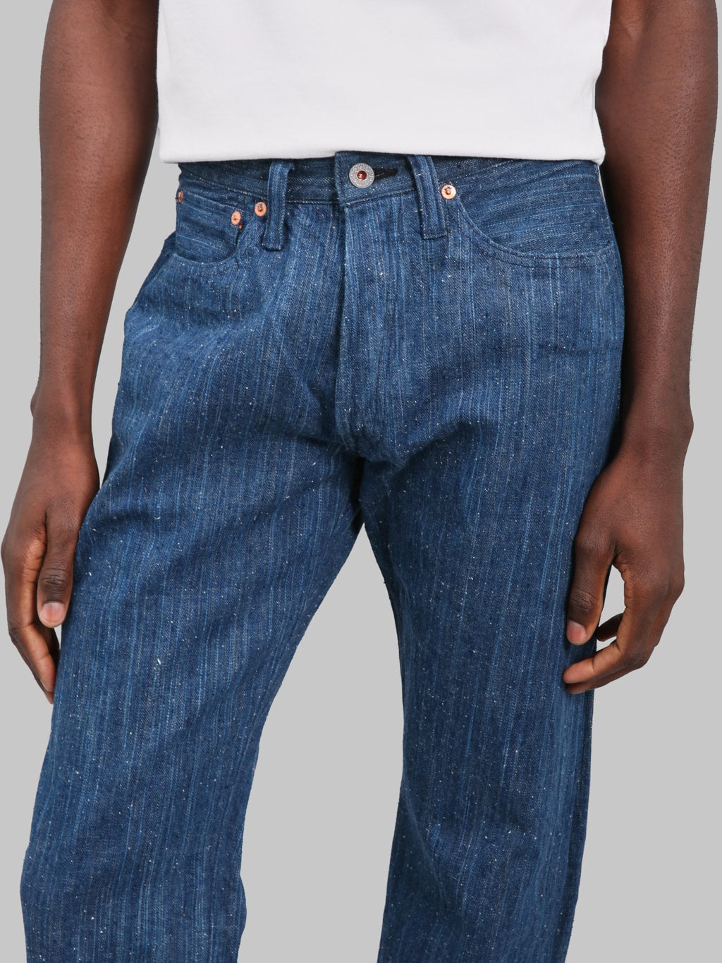 Graph Zero 13oz "Natural Dyeing Natural Indigo" Regular Straight Jeans - Redcast Heritage Co.