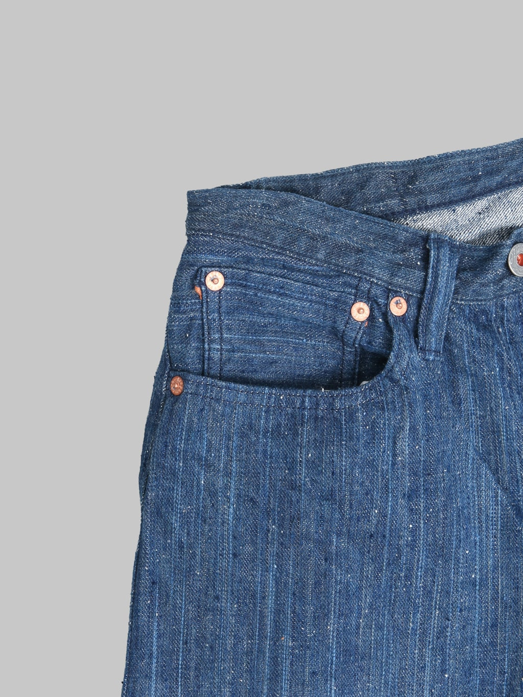 Graph Zero 13oz "Natural Dyeing Natural Indigo" Regular Straight Jeans - Redcast Heritage Co.