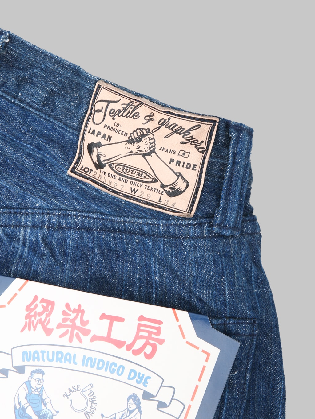 Graph Zero 13oz "Natural Dyeing Natural Indigo" Regular Straight Jeans - Redcast Heritage Co.