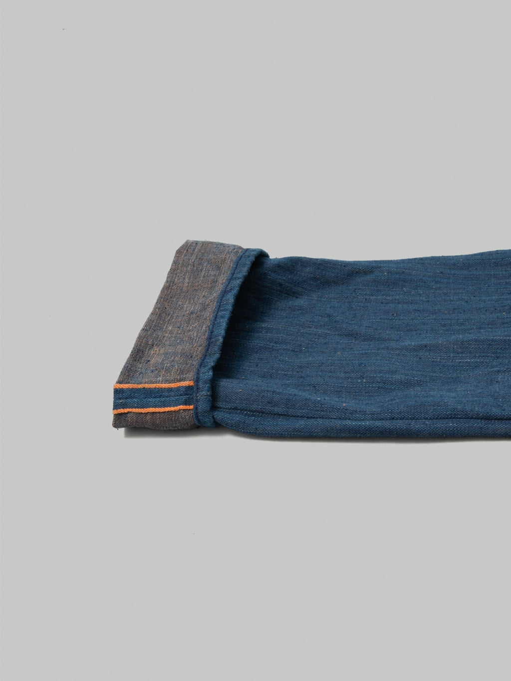 Graph Zero 13oz "Natural Dyeing Natural Indigo x Kakishibu" Regular Straight Jeans