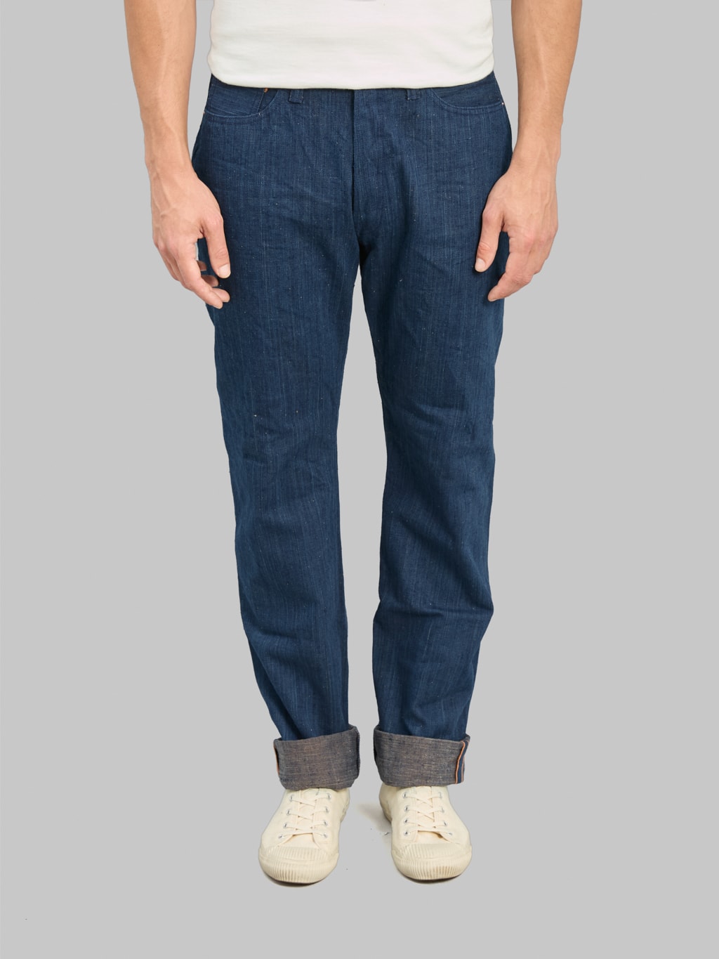 Graph Zero 13oz "Natural Dyeing Natural Indigo x Kakishibu" Regular Straight Jeans
