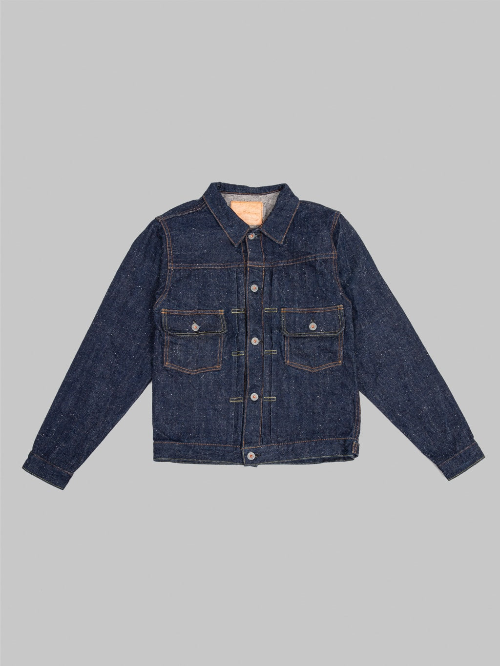 graph zero 15oz nep yarn type 2 denim jacket 100 cotton