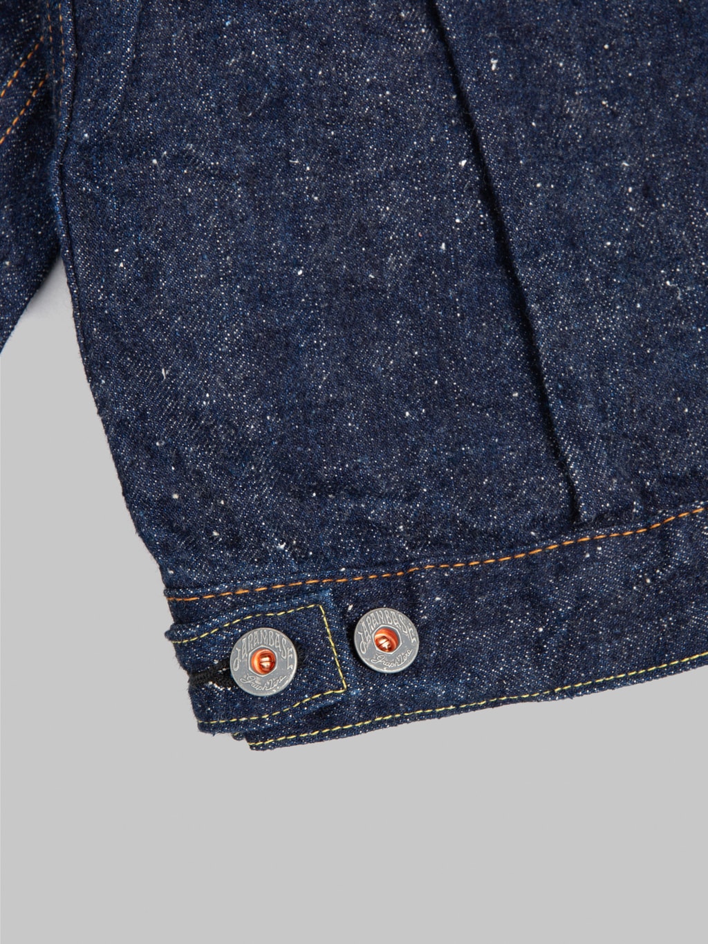 graph zero 15oz nep yarn type 2 denim jacket adjustable