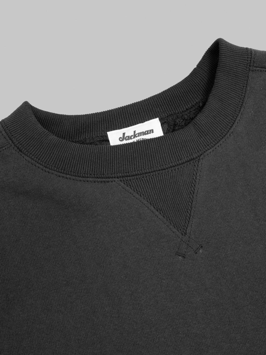Jackman Big Loop Crewneck Ink Black