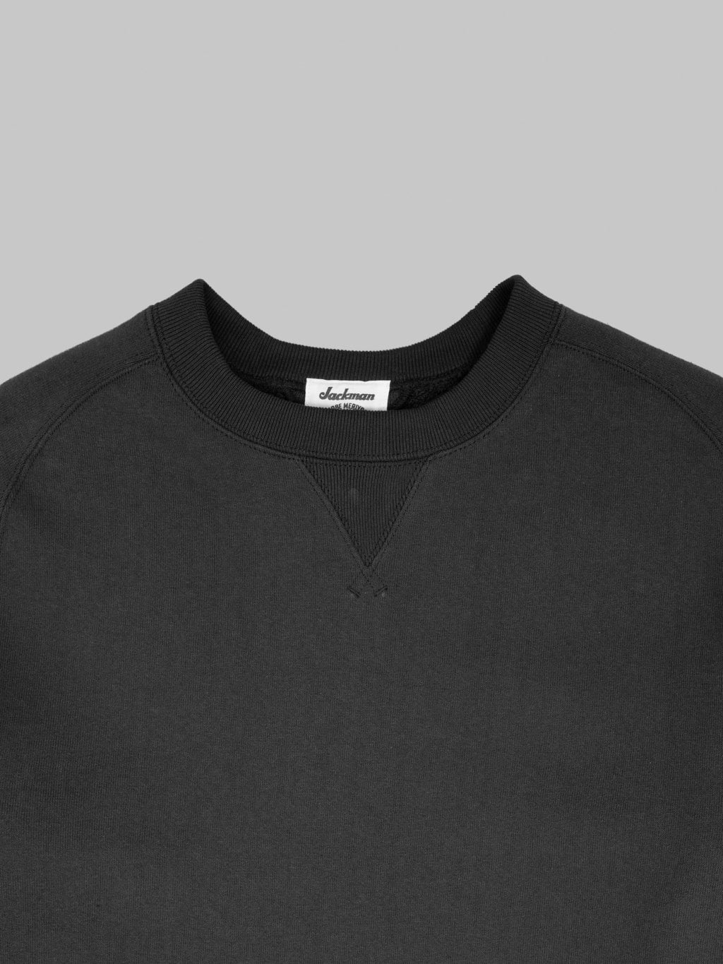 Jackman Big Loop Crewneck Ink Black