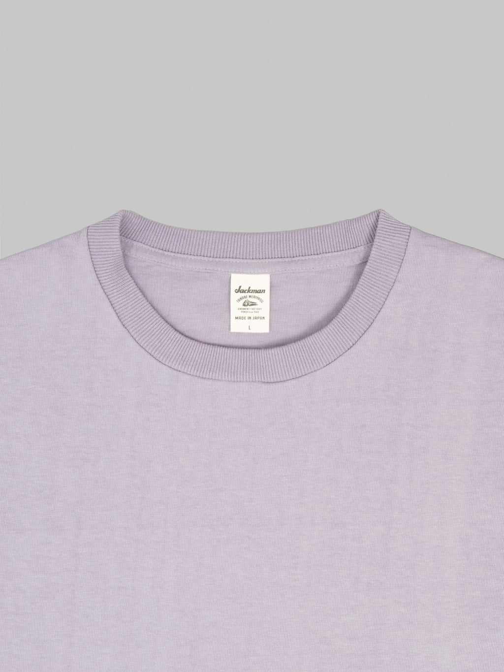 Jackman Dotsume TShirt Dry Purple collar