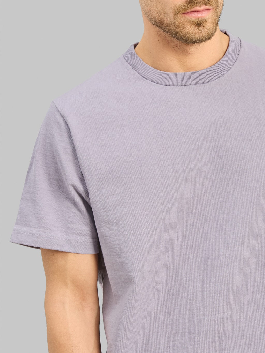 Jackman Dotsume TShirt Dry Purple chest