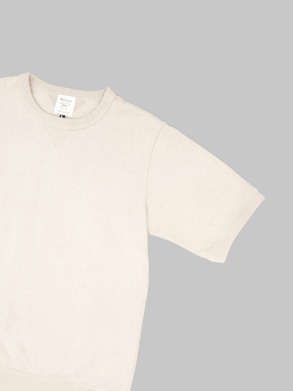 Jackman Dotsume Rib TShirt Dirty Dirty Base short sleeve