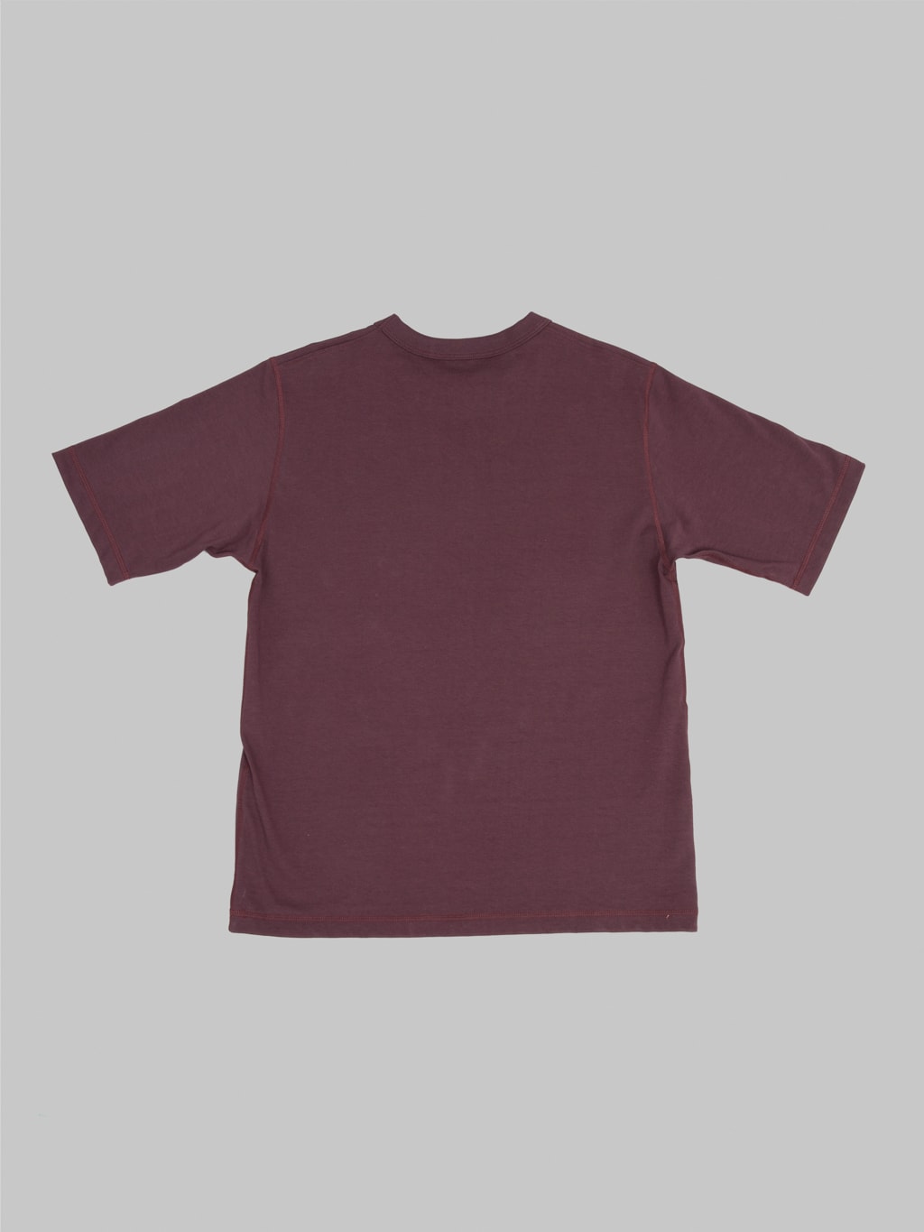 Jackman Grace TShirt Mauve Wine back collar