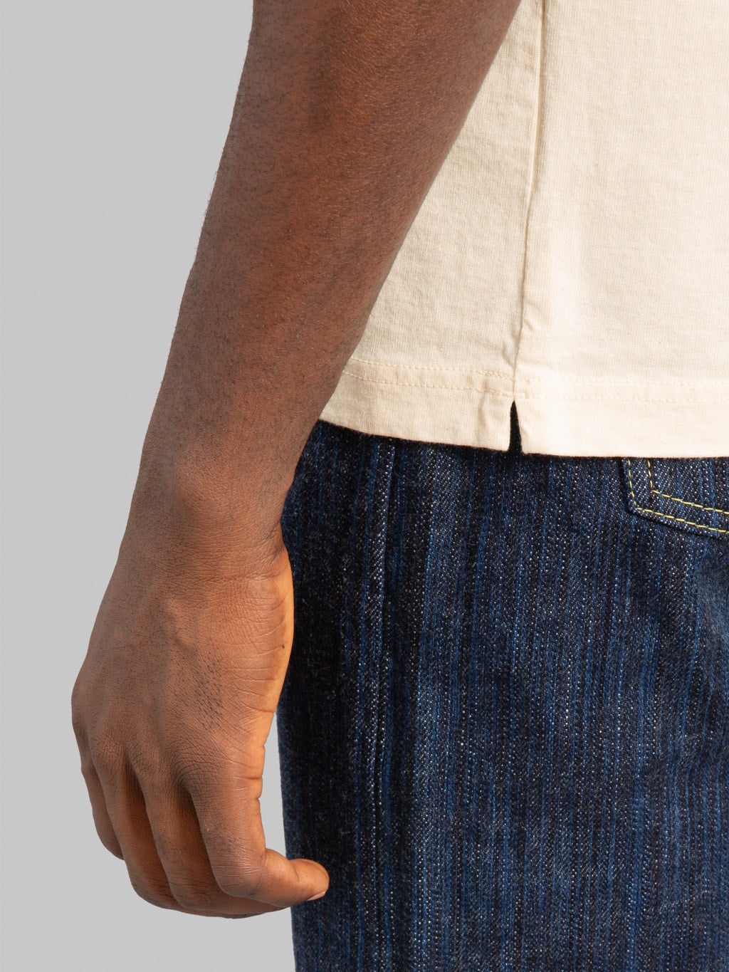 Jackman Lead-Off T-Shirt Ecru 2025