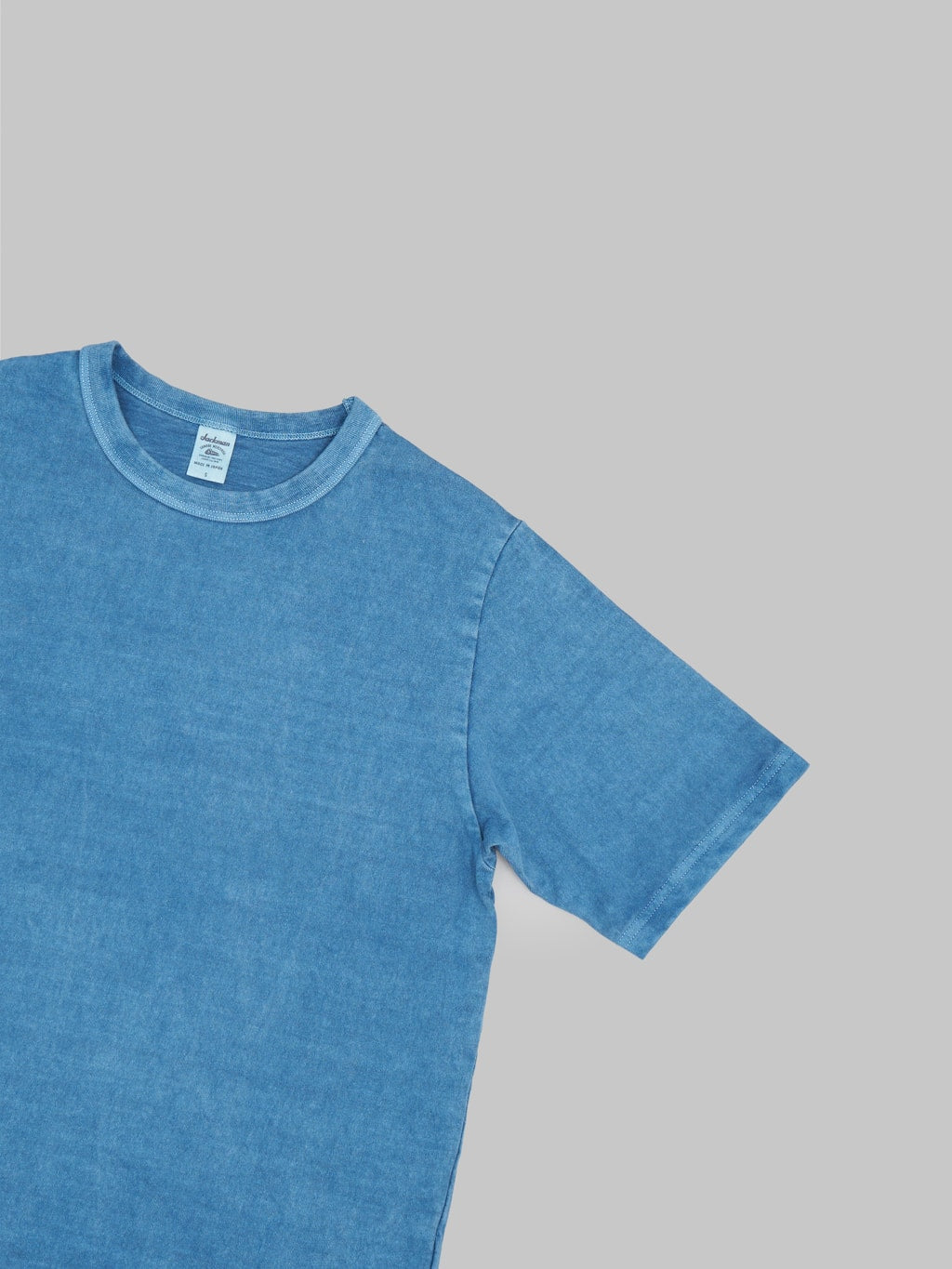 jackman lead off tshirt fade blue sleeve