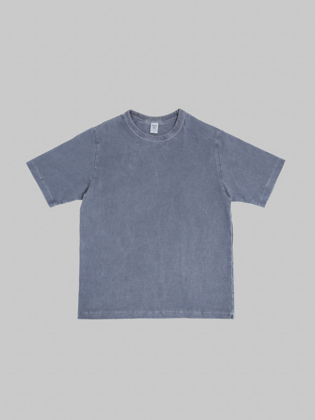 Jackman Lead-Off Pigment-Dye T-Shirt Fade Navy