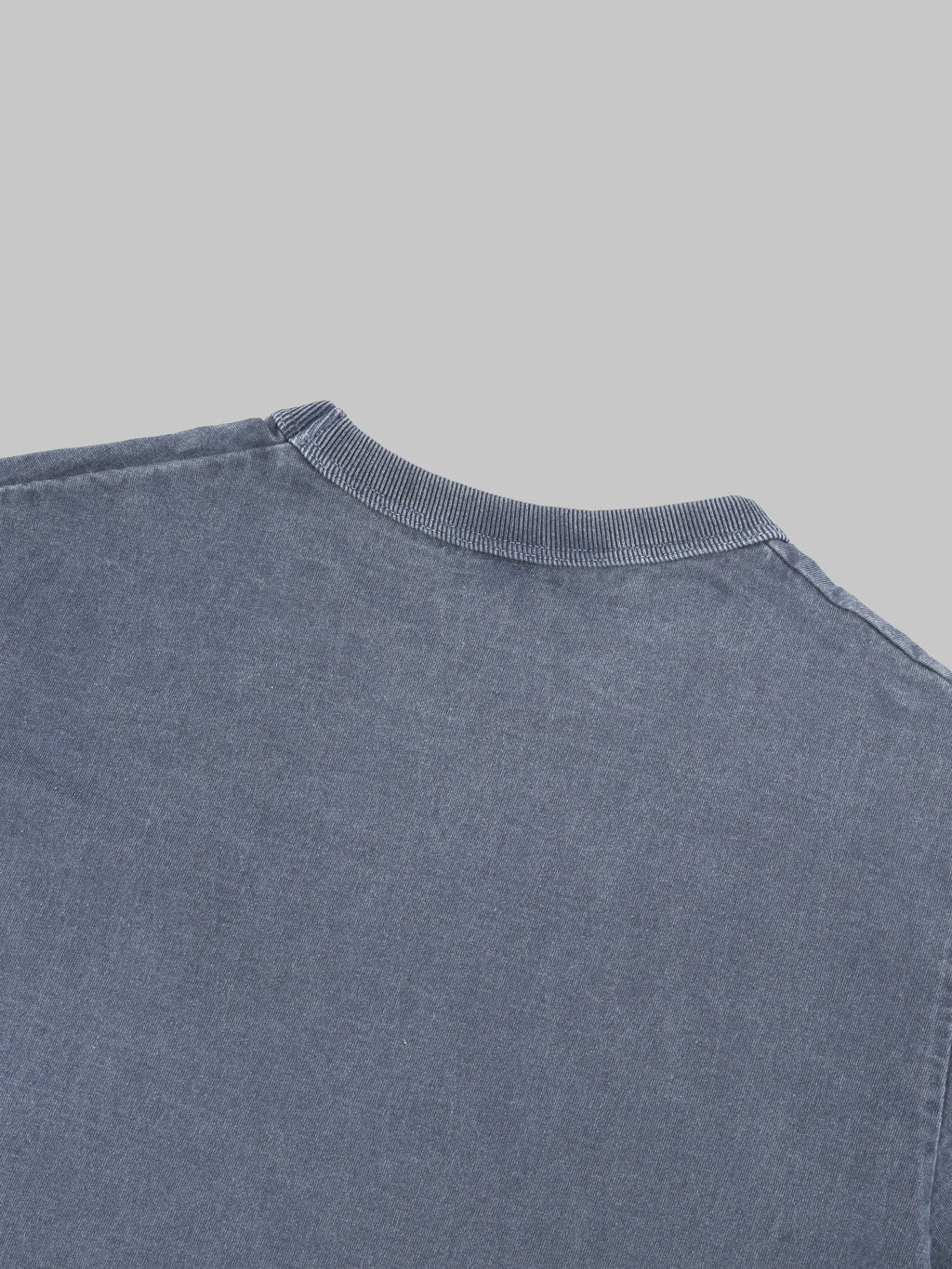 Jackman Lead-Off Pigment-Dye T-Shirt Fade Navy