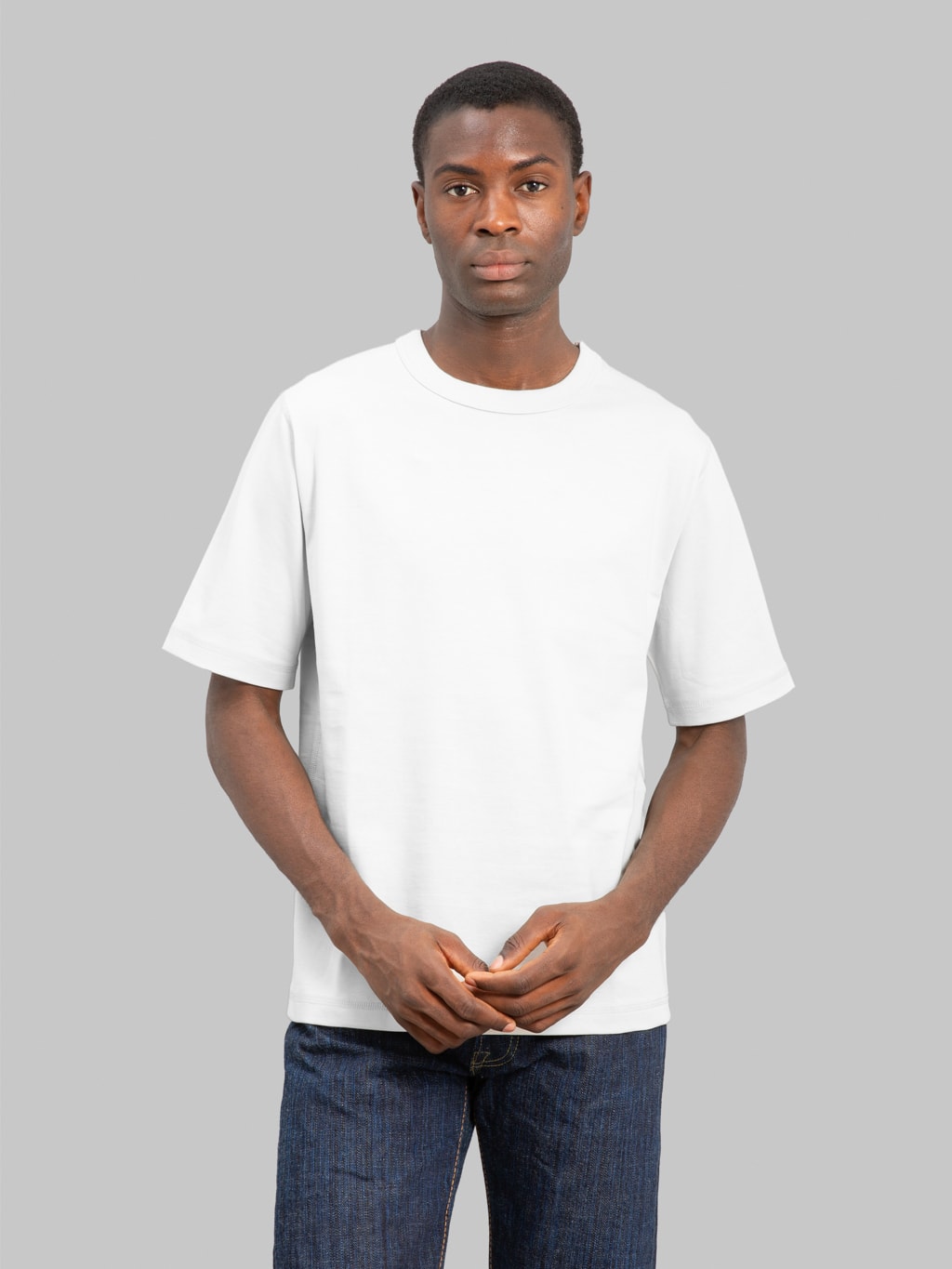 Jackman Lead-Off T-Shirt White – Air-Spun U.S. Cotton, relaxed Fit