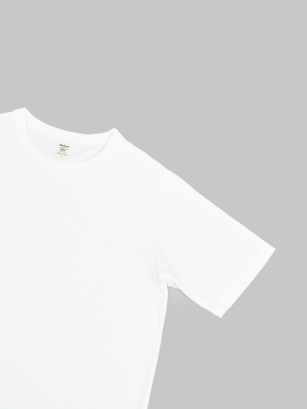 jackman lead off tshirt white sleeve