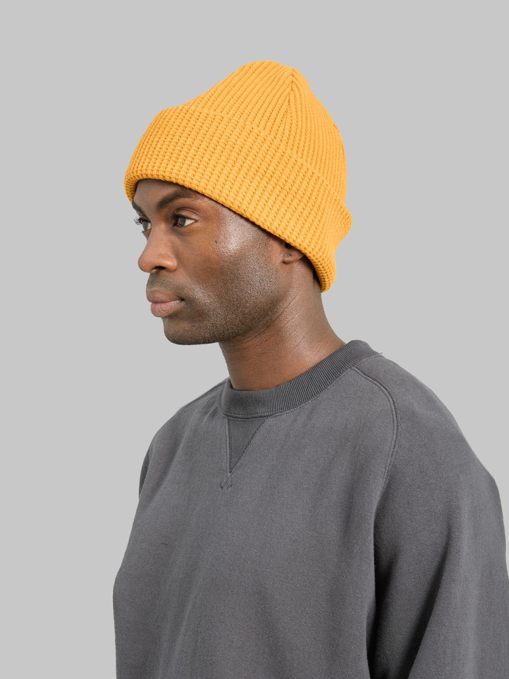 Jackman Waffle Knit Cap Butter Scotch