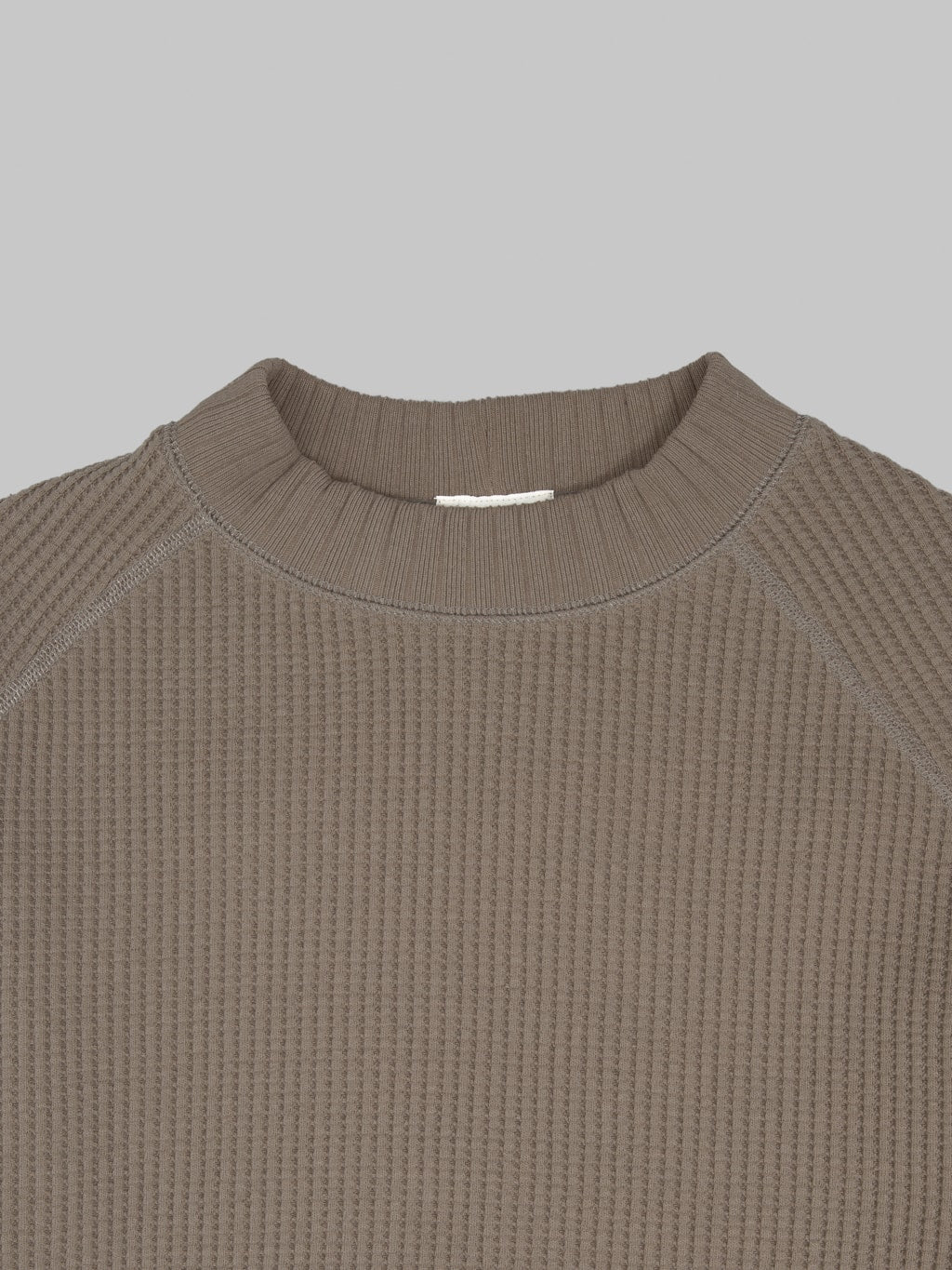 Jackman Waffle Midneck Sweater Sepia