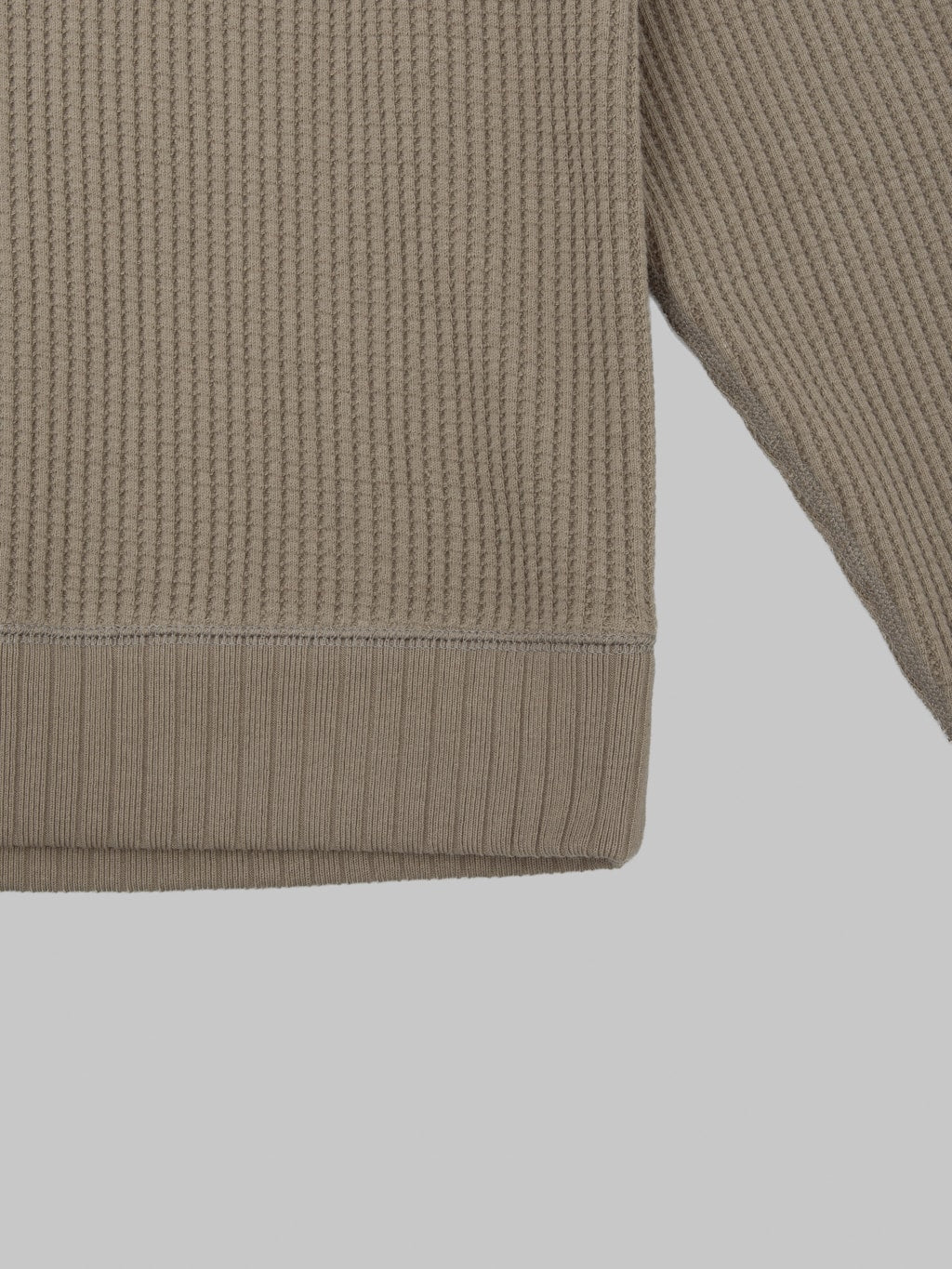 Jackman Waffle Midneck Sweater Sepia