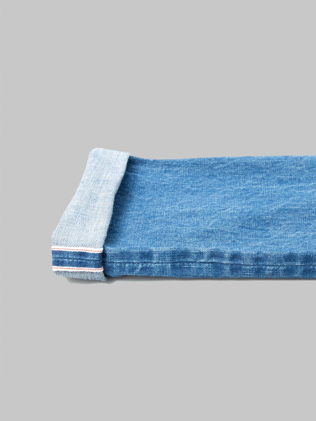 Japan Blue J301-MID 14.8oz US Cotton Stonewashed Circle Straight Jeans Middle Indigo