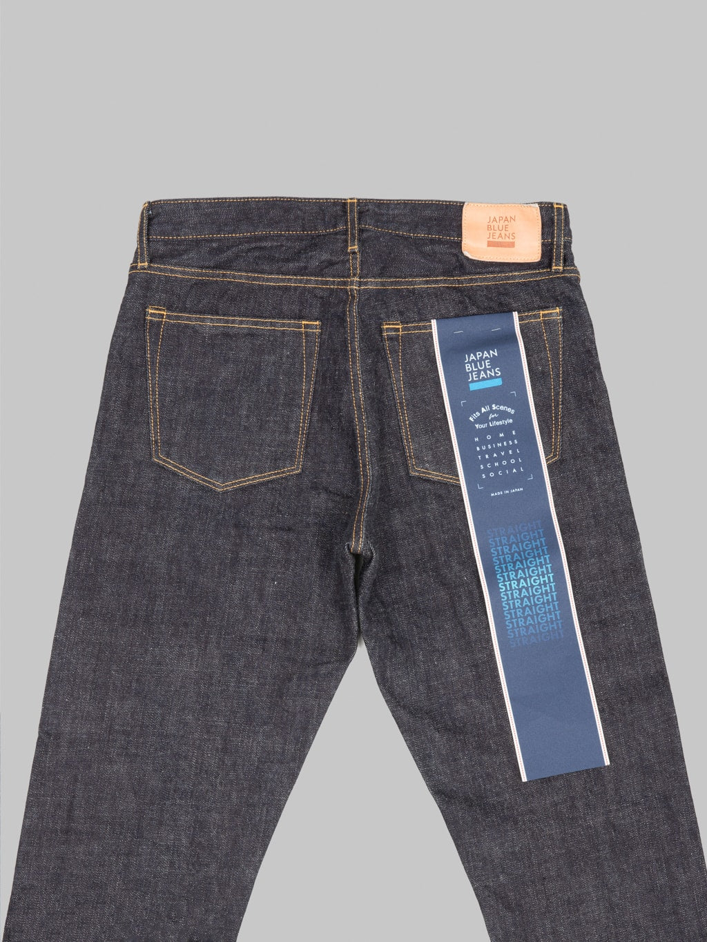 Japan Blue J327 17oz Straight Jeans back details