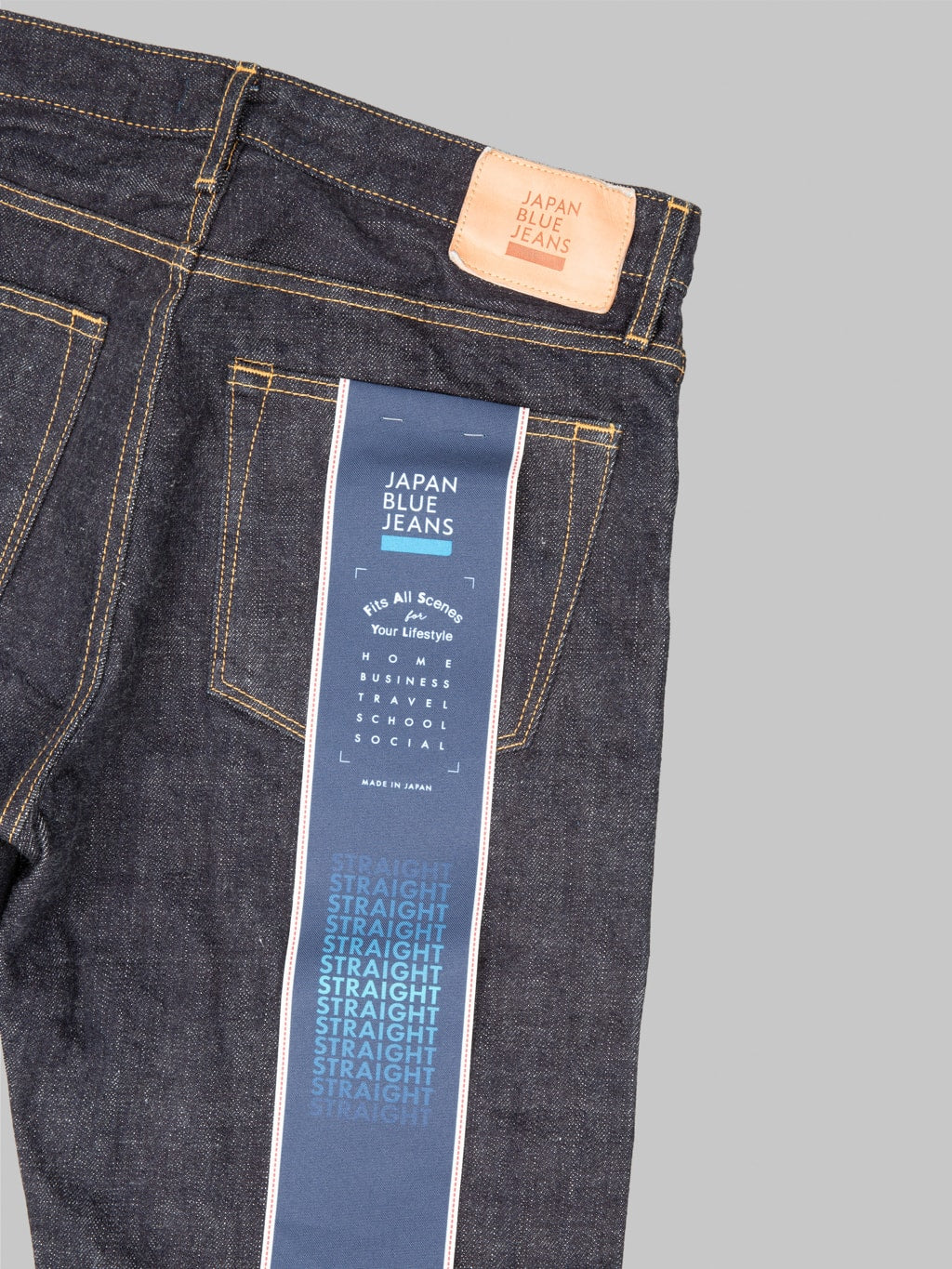 Japan Blue J327 17oz Straight Jeans pocket flasher