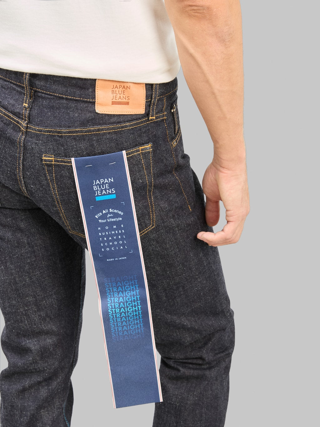 Japan Blue J327 17oz Straight Jeans back pocket