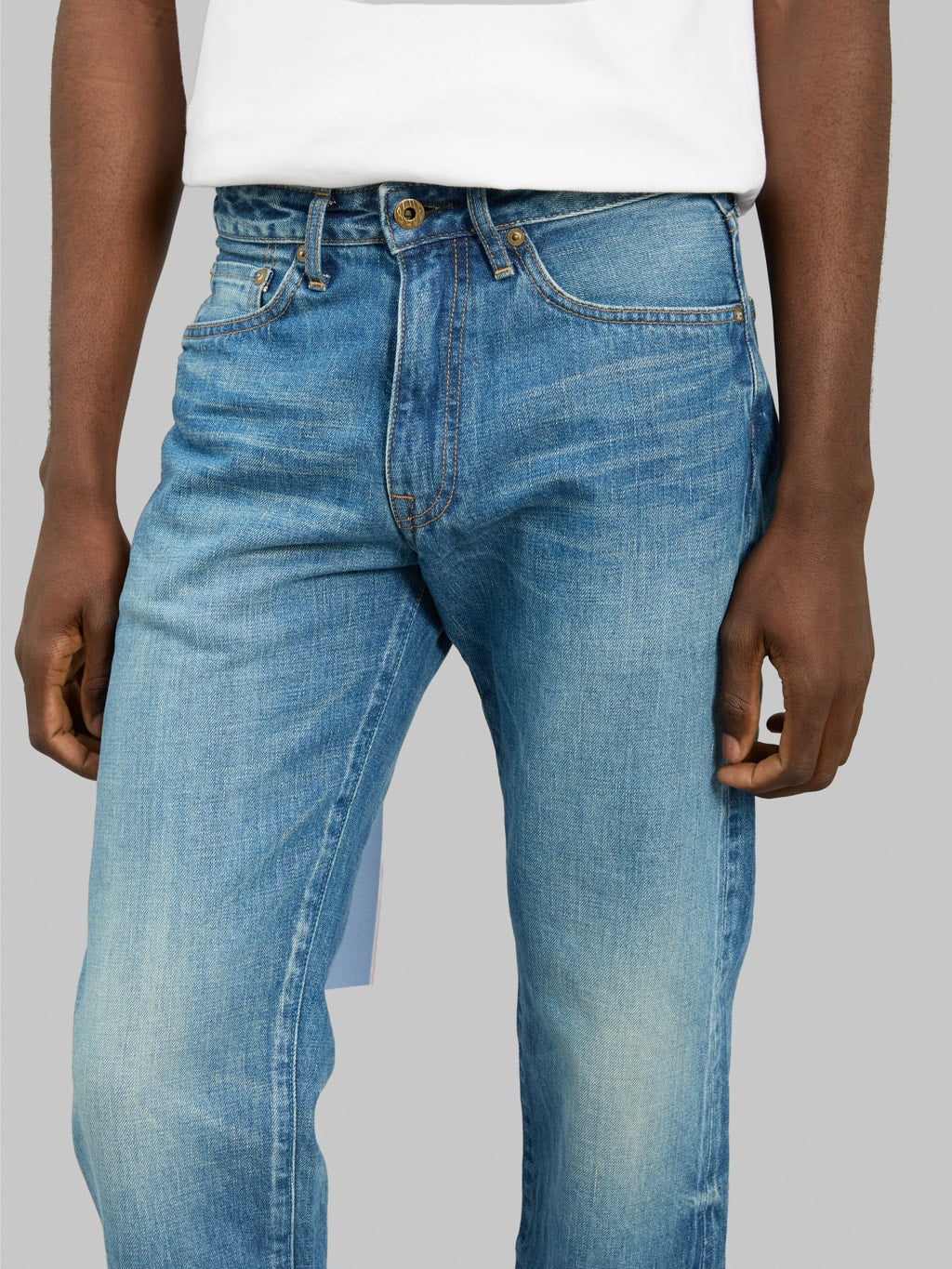 japan blue j404 selvedge denim classic straight jeans waist