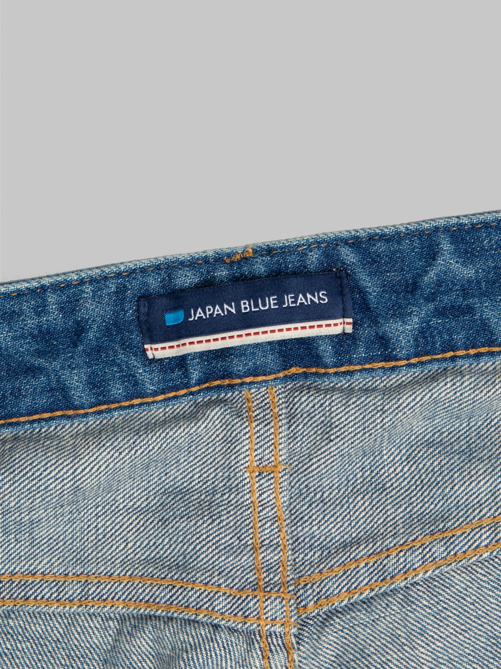 Japan Blue J404-MID 12.5oz Africa Cotton Stonewashed Classic Straight Jeans Middle Indigo