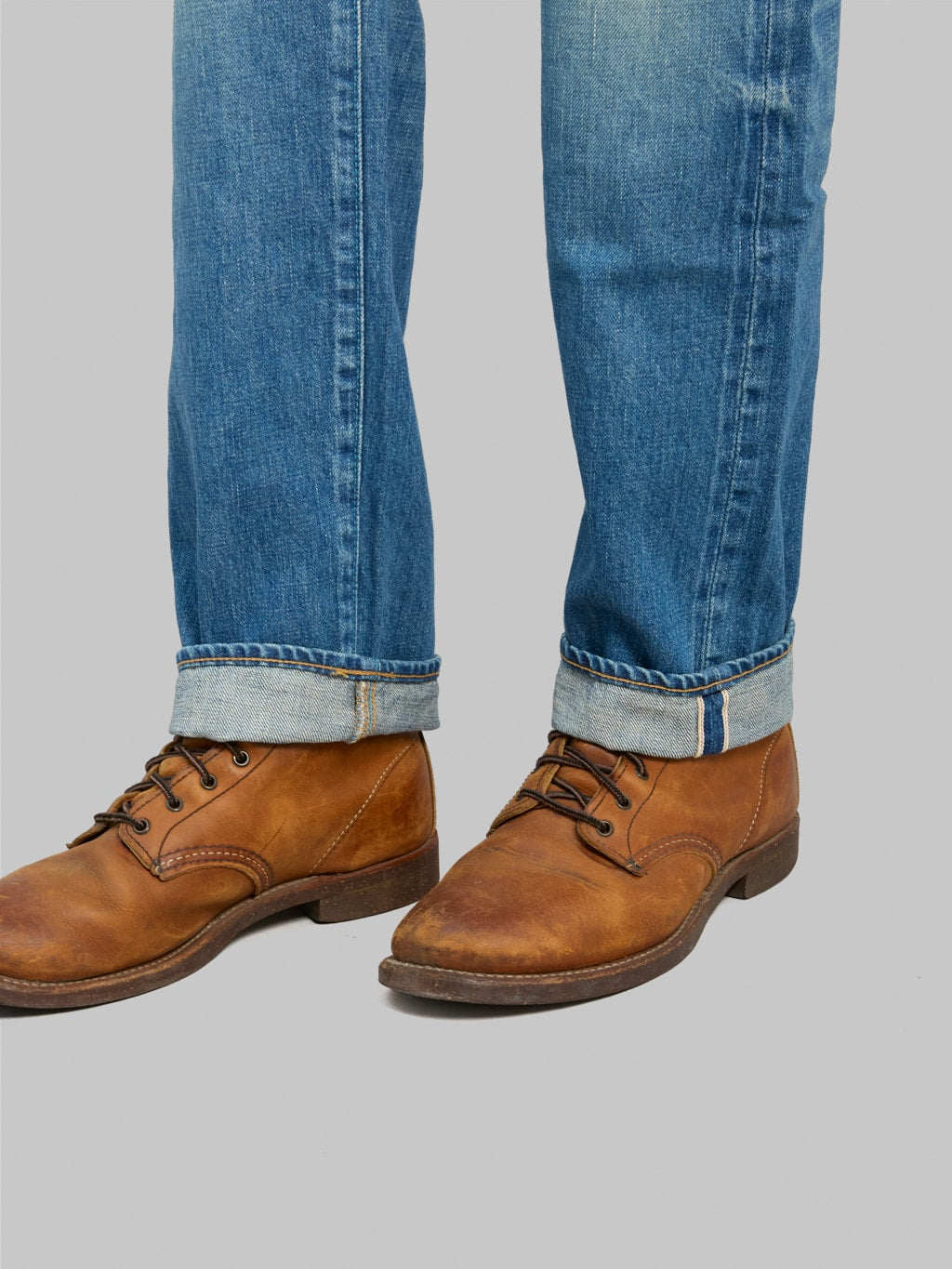 japan blue j404 selvedge denim classic straight jeans inseam