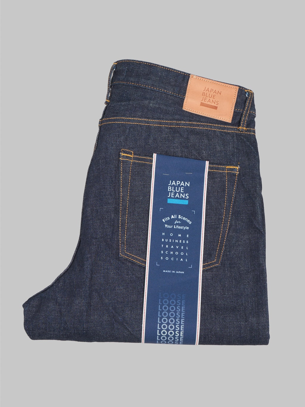 japan blue j501 us cotton circle loose selvedge jeans japanese made