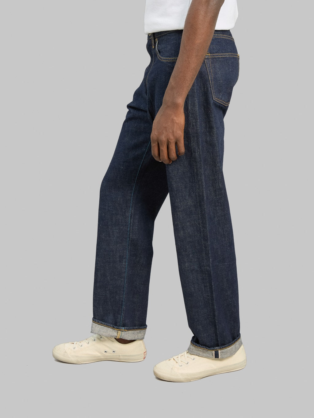 Japan Blue J504 12.5oz Africa Cotton Circle Loose Straight Jeans