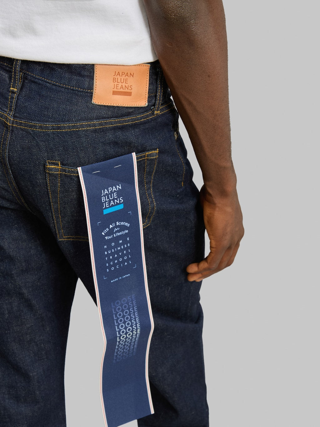 Japan Blue J504 12.5oz Africa Cotton Circle Loose Straight Jeans