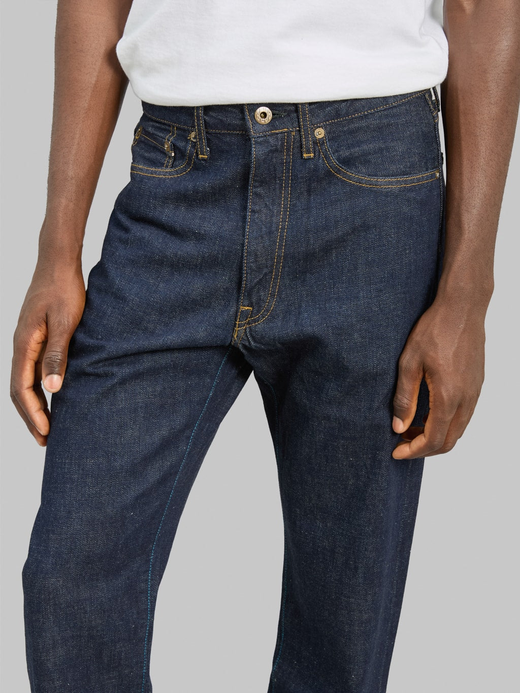 Japan Blue J504 12.5oz Africa Cotton Circle Loose Straight Jeans