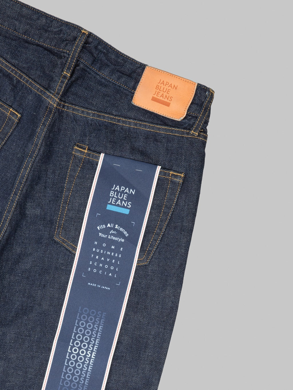 Japan Blue J504 12.5oz Africa Cotton Circle Loose Straight Jeans