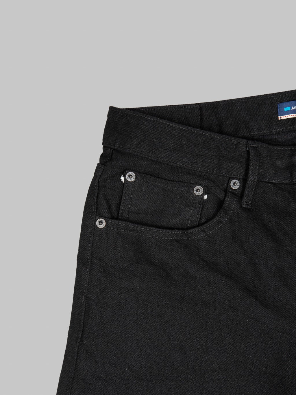 Japan Blue J514 14oz US Cotton Circle Loose Straight Black Jeans