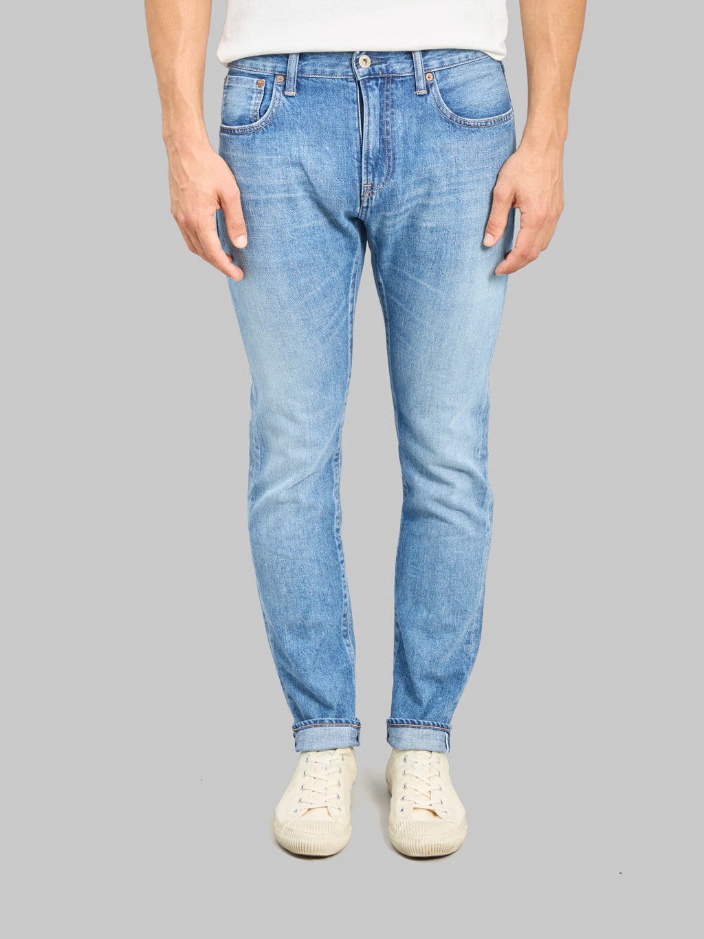 Japan Blue JMJA1200 12oz Slim Straight Jeans Medium Indigo