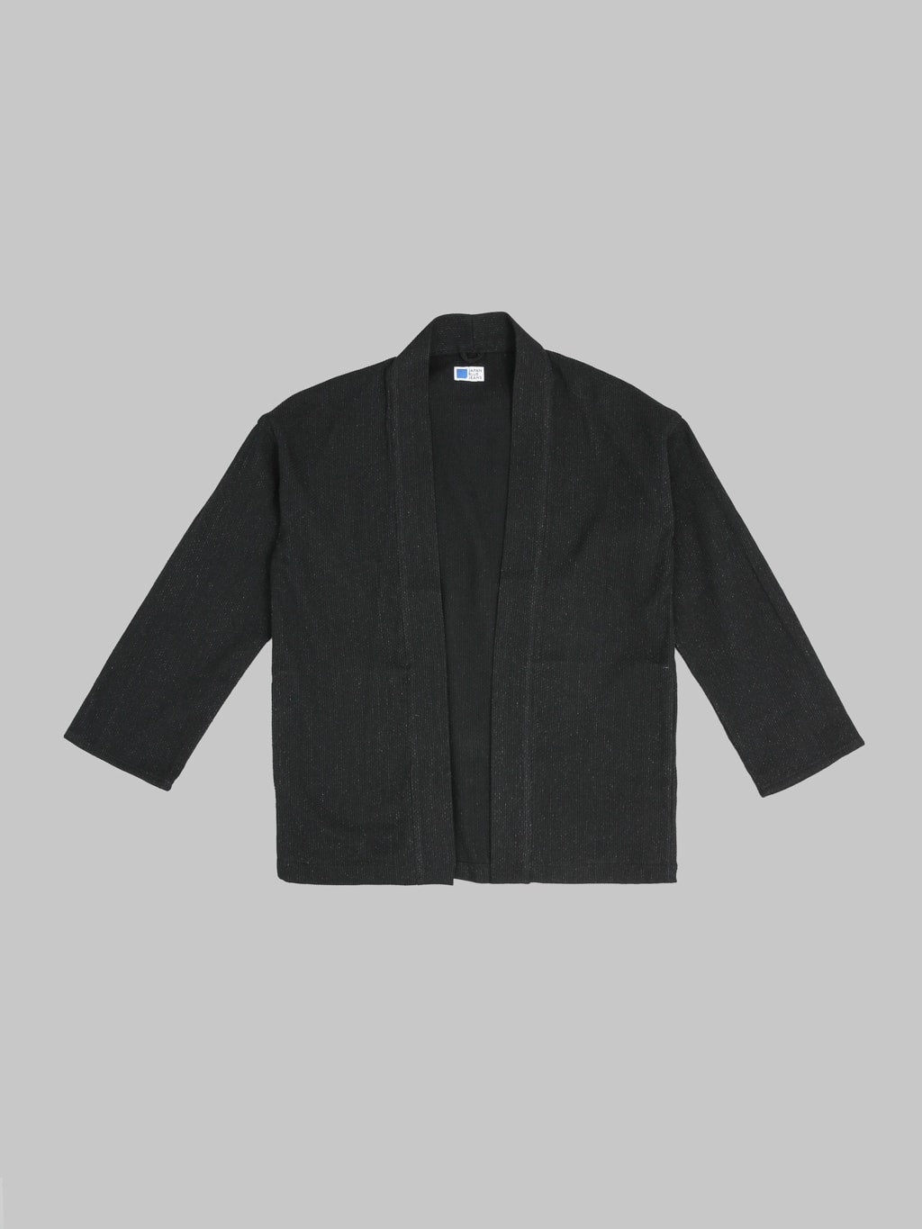 Japan Blue Sashiko Haori Black front