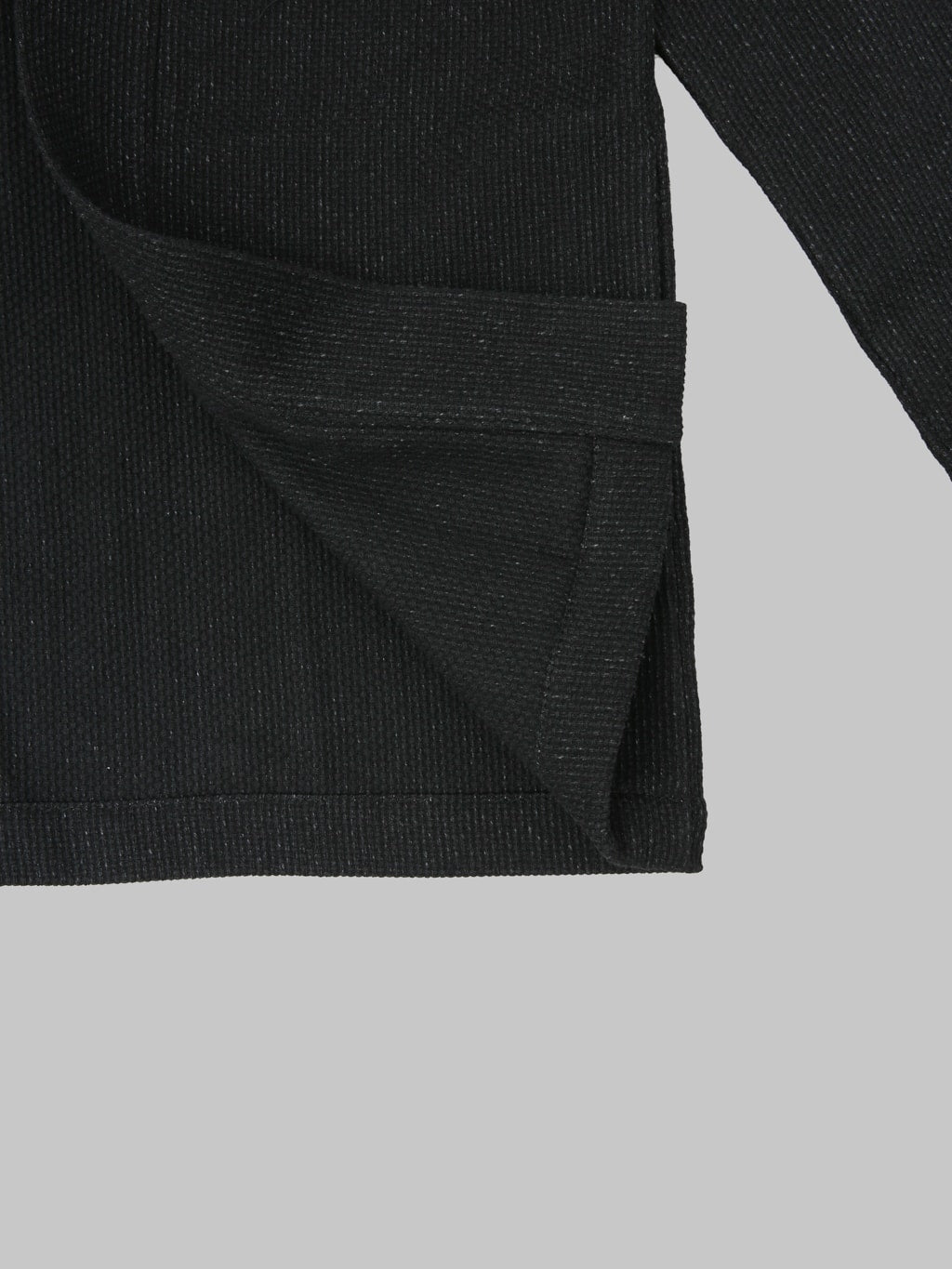 Japan Blue Sashiko Haori Black weft
