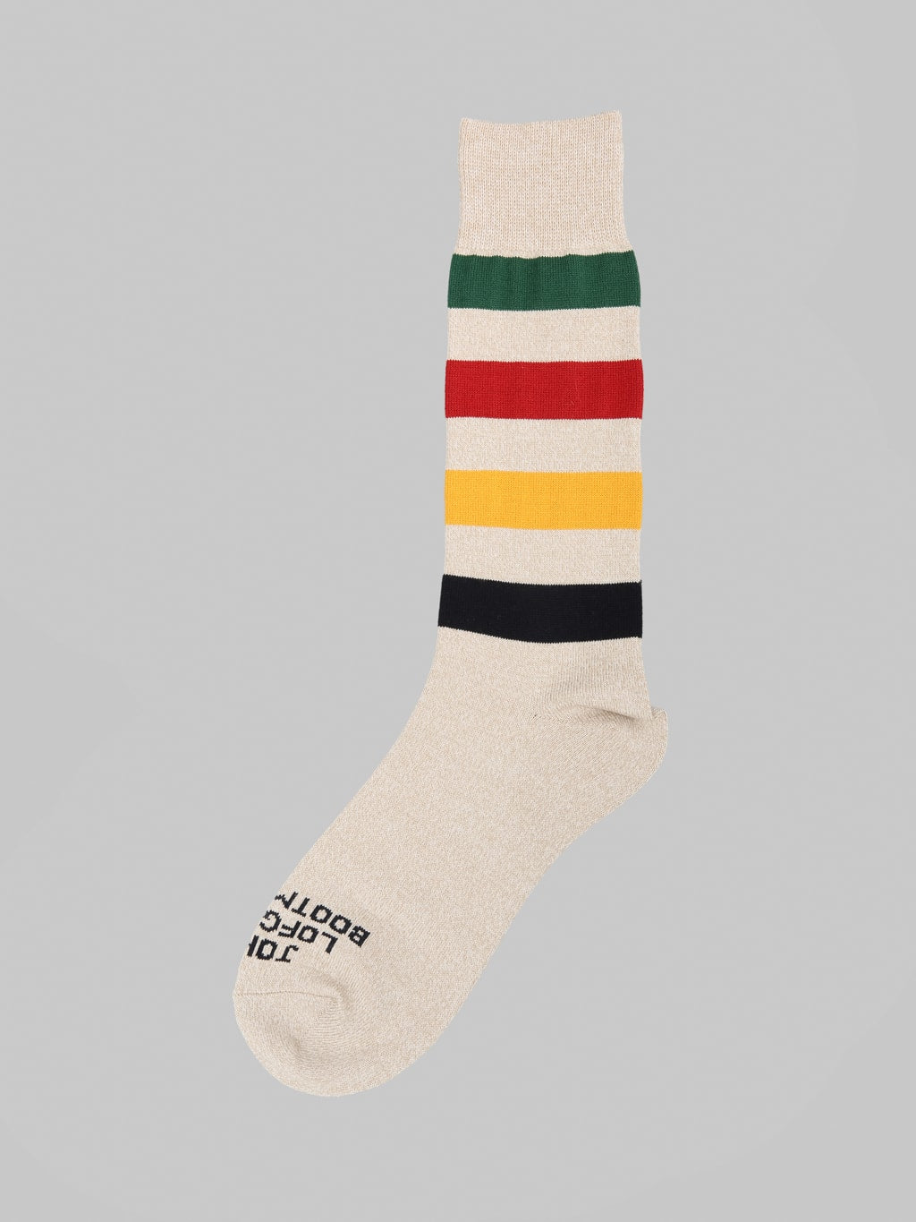 John Lofgren 10 Frontier Striped Socks 2 Pack ecru