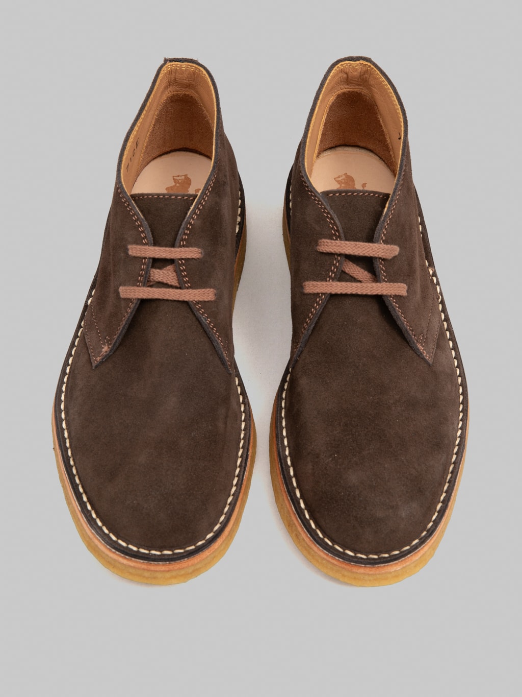 John Lofgren Military Desert Boots Japanese Suede Boots Dark Brown